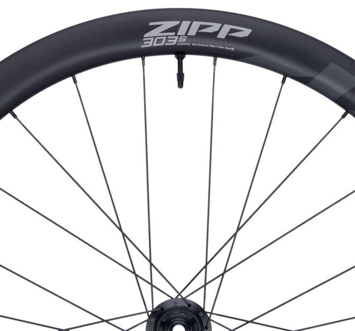 Колесо ZIPP 303 S Carbon Tubeless Disc Brake Center Locking 700c Rear 24Spokes XDR 12x142mm Standard Graphic A1