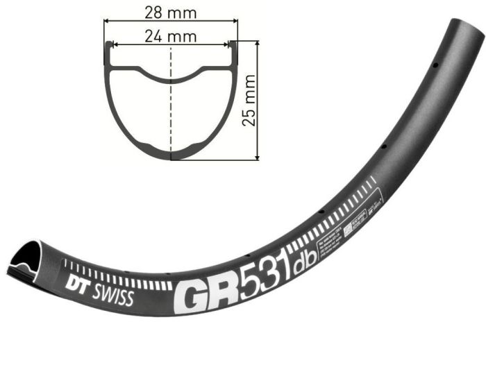 Обід DT SWISS GR 531 29X24 DISK BRAKE 28отв.