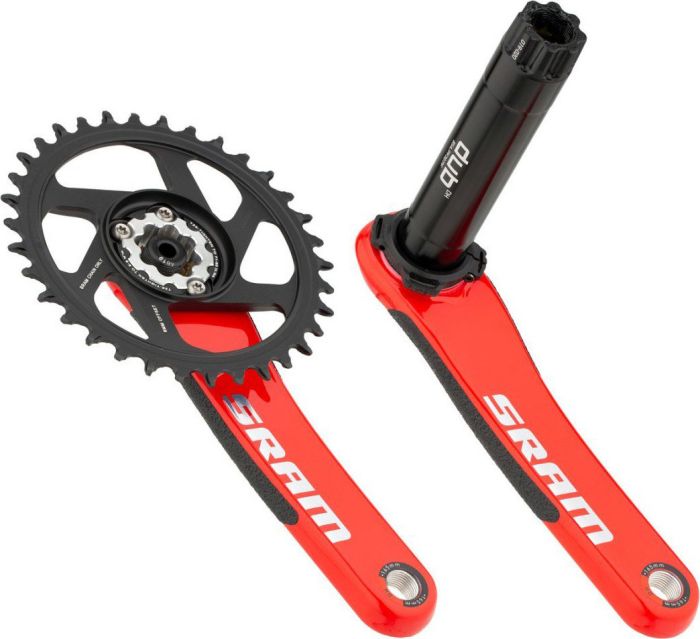 Шатуни SRAM X01 All Downhill DUB83 165 w Direct Mount 34t X-SYNC 2 Chainring Red B1