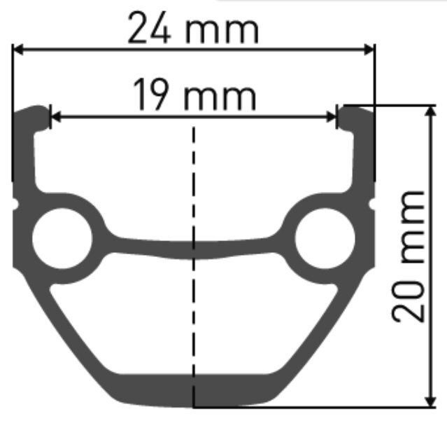 Обід DT SWISS 535 26x19 RIM BRAKE 32отв.