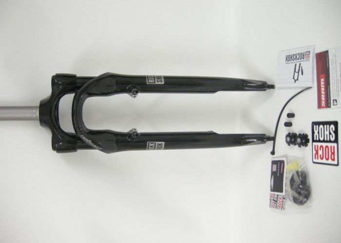 Вилка RockShox Paragon RL - Solo Air 65 700c вісь 9mm, Чорний, TurnKey Шток 1 1/8" V-brake