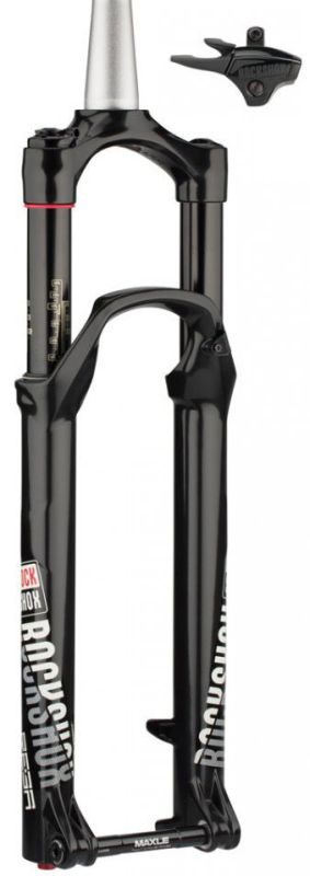 Вилка RockShox Reba RL - Манетка, 29", вісь 15x100, 100mm, Чорний, Шток конус Solo Air