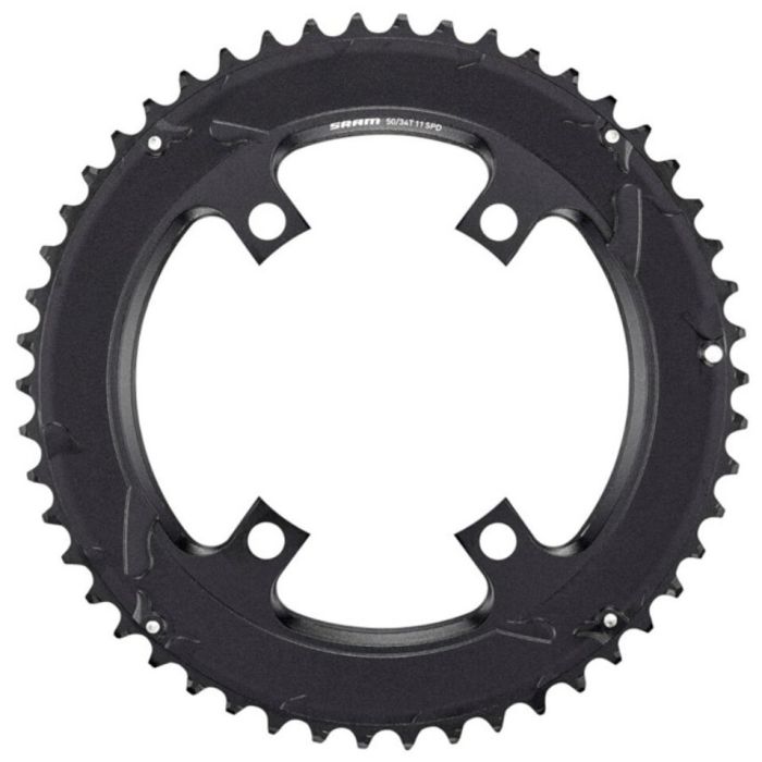 Зірка SRAM Road Asymmetrical 50T 110 Alum 3mm Black (50-34)