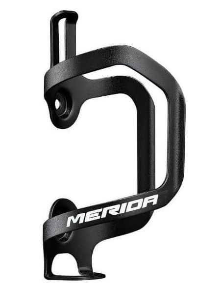 Фляготримач MERIDA Bottle Cage/Alloy sideload Onesize/Black SB, White Shiny