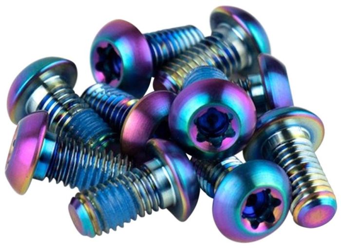 Болти ротора SRAM - Titanium T25, Rainbow Bolts (12шт)