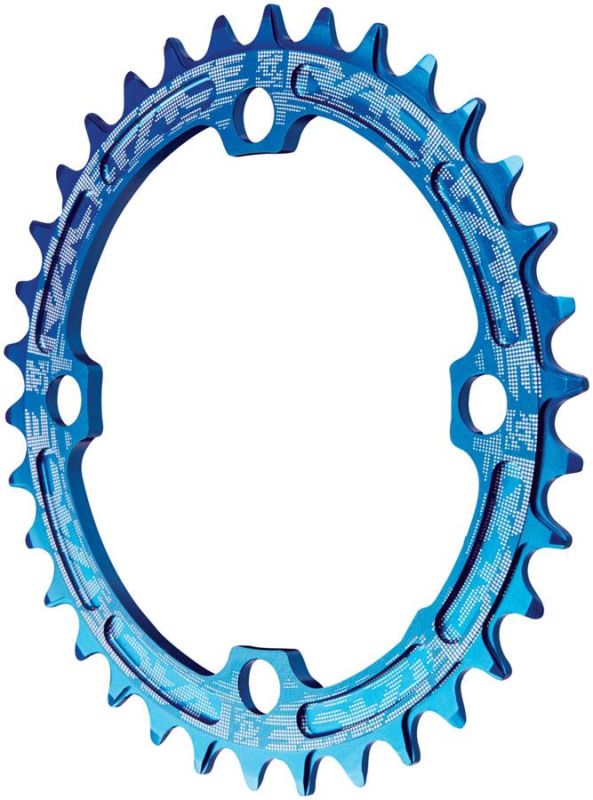 Зірка RaceFace CHAINRING,NARROW WIDE,104X38,BLU,10-12S