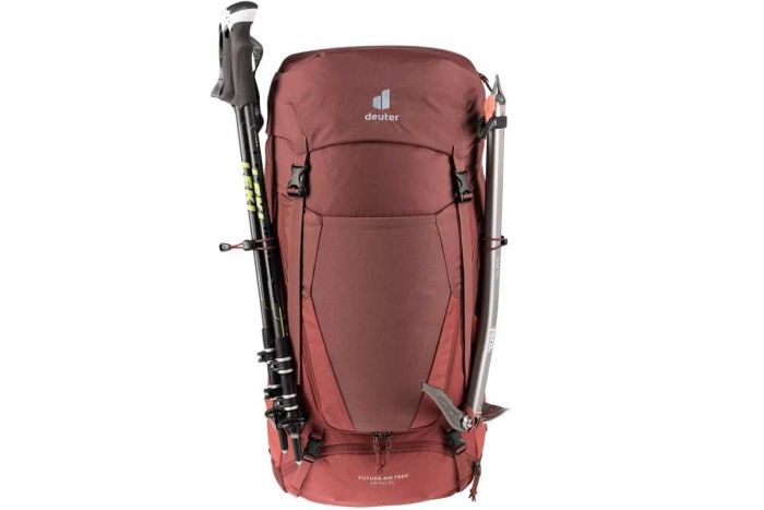 Рюкзак Deuter Futura Air Trek 45 + 10 SL колір 5574 redwood-lava