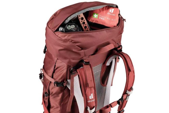 Рюкзак Deuter Futura Air Trek 45 + 10 SL колір 5574 redwood-lava