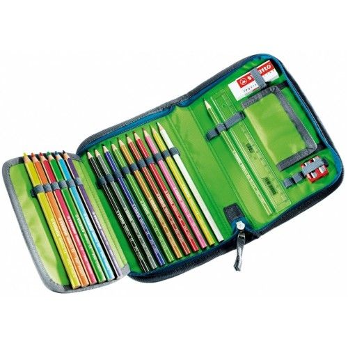 Пенал DEUTER Pencil Box колір 2014 kiwi butterfly з олівцями