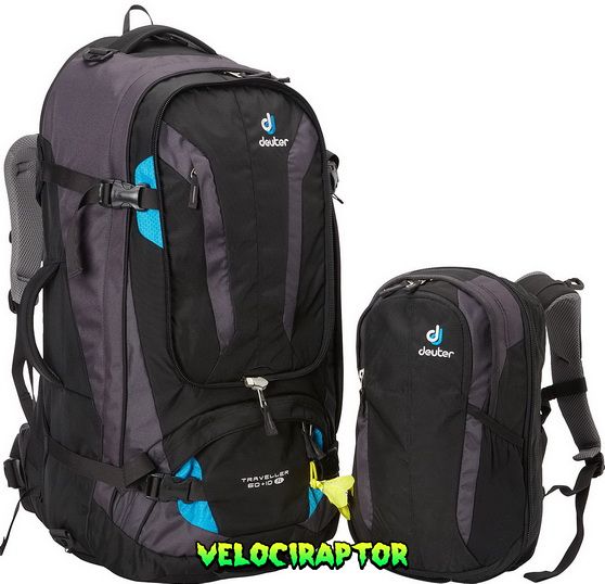 Рюкзак DEUTER Traveller 70 + 10 колір 7400 black-silver