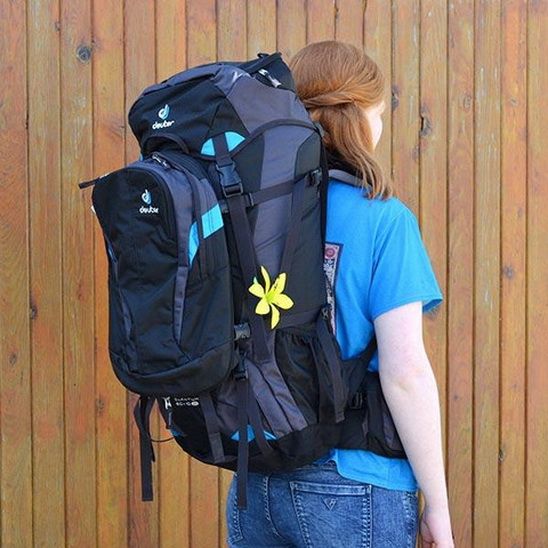 Рюкзак DEUTER Quantum 60+10 SL колір 7321 black-turquoise