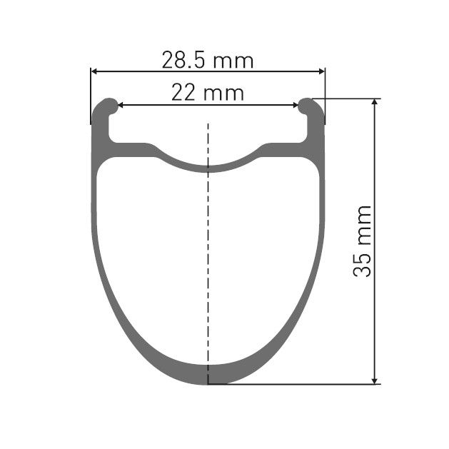 Колесо DT SWISS ERC 1100 DI 700C CL 35 12/100