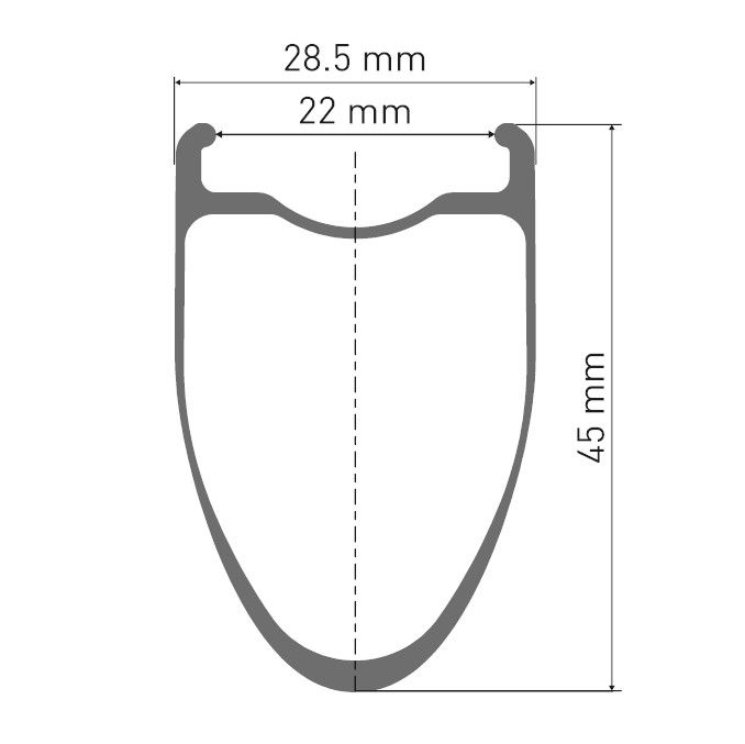 Колесо DT SWISS ERC 1100 DI 700C CL 45 12/100