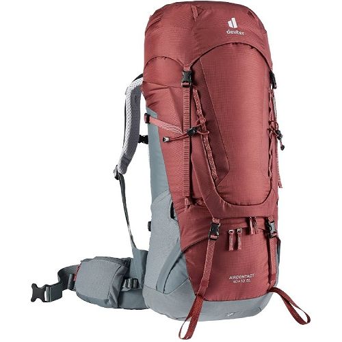 Рюкзак Deuter Aircontact 40 + 10 SL колір 5214 redwood-teal