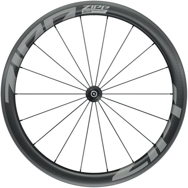 Колесо ZIPP 303 Firecrest Carbon Tubeless Rim Brake 700c Front 18Spokes Quick Release Standard Graphic A1