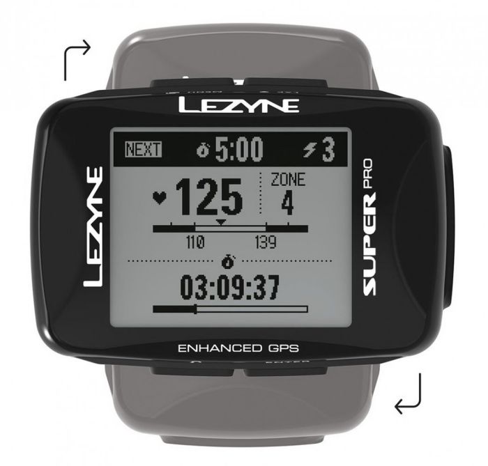 GPS компьютер Lezyne SUPER PRO GPS SMART LOADED Чорний Y13