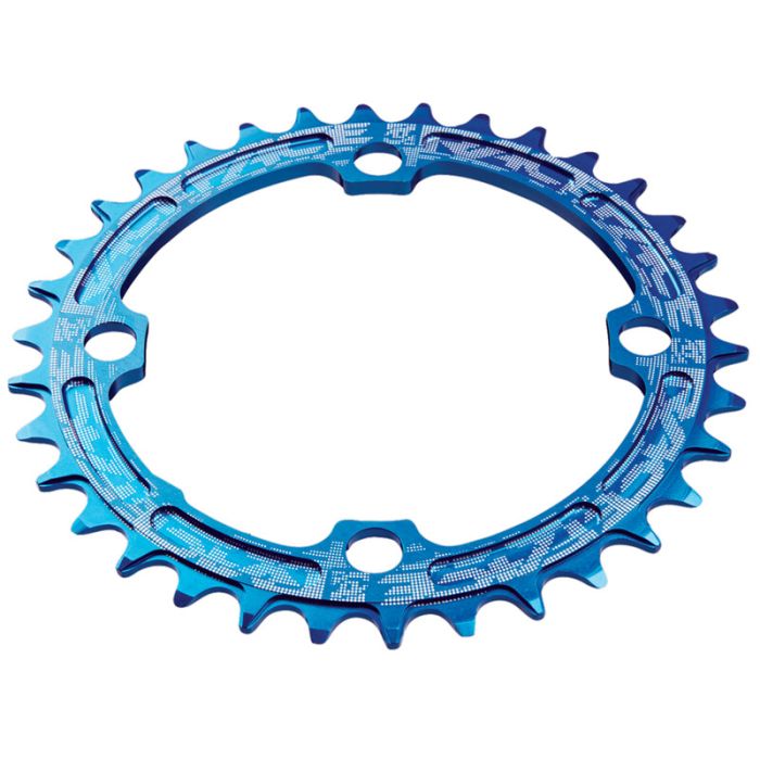 Зірка RaceFace CHAINRING,NARROW WIDE,104X30,BLU,10-12S