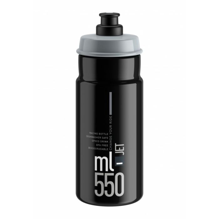 Фляга ELITE JET Black Grey 550ml