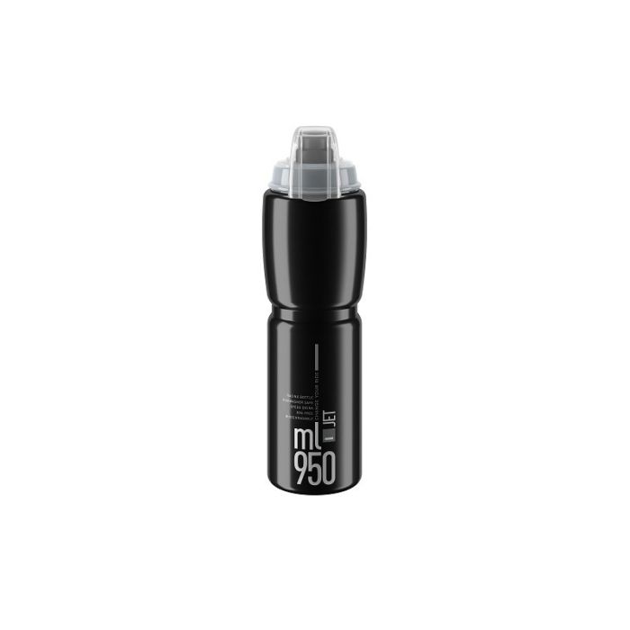 Фляга ELITE JET PLUS Black Grey 950ml