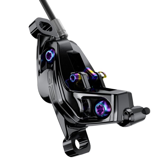 Гальма SRAM G2 Ultimate, Carbon Lever, Rainbow Hardware, Reach, SwingLink, Contact, Gloss Black Front 950mm Hose (includes MMX Clamp, Rotor/Bracket sold separately) A2