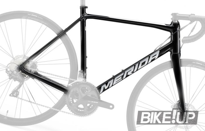 Фреймсет MERIDA Фреймсет MERIDA SCULTURA 400-KIT-FRM,M-L,METALLIC BLACK(SILVER) 'W/RIGID FORK