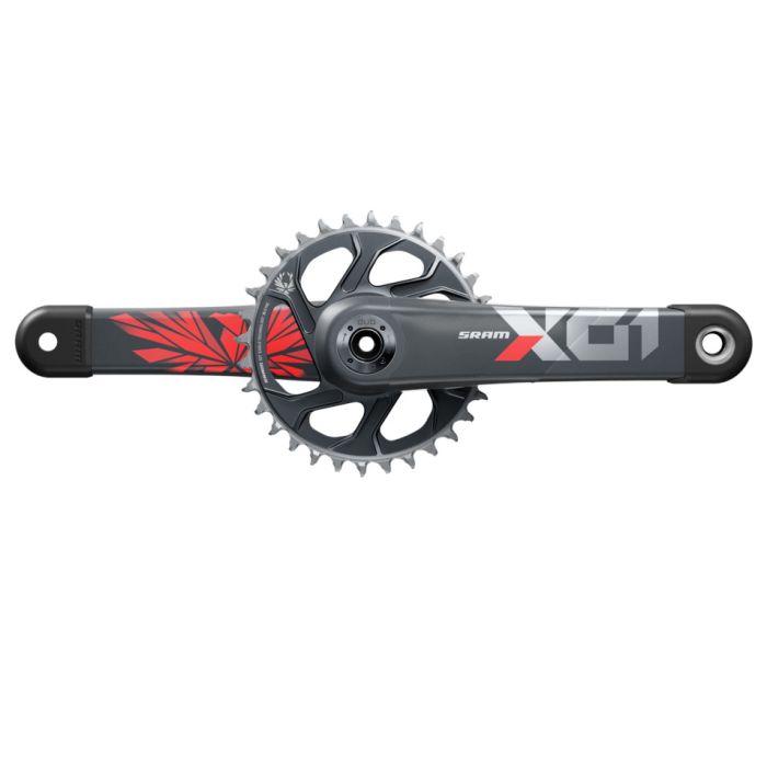 Шатуны SRAM X01 Eagle Superboost+ DUB 12s 165 w Direct Mount 32T X-SYNC 2 Chainring Lunar Oxy Red (DUB Cups/Bearings not included) C3