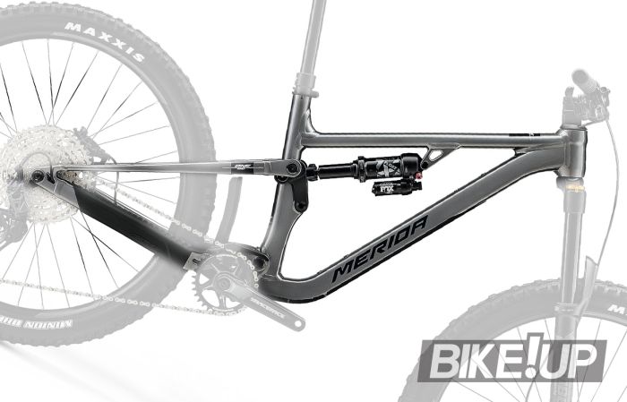 Рама MERIDA ONE-SIXTY 700-FRMW/SHOCK,LONG,GUNMETAL GREY