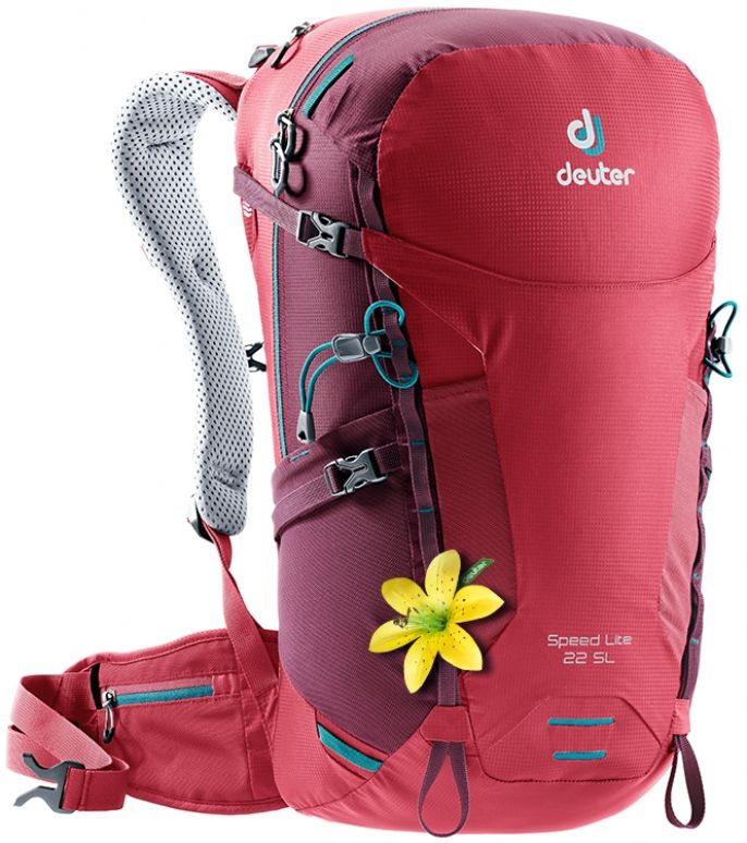 Рюкзак DEUTER Speed Lite 22 SL колір 5527 cardinal-maron