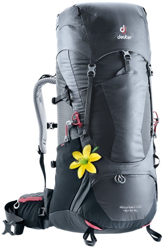 Рюкзак DEUTER Aircontact Lite 45+10 SL колір 4701 graphite-black