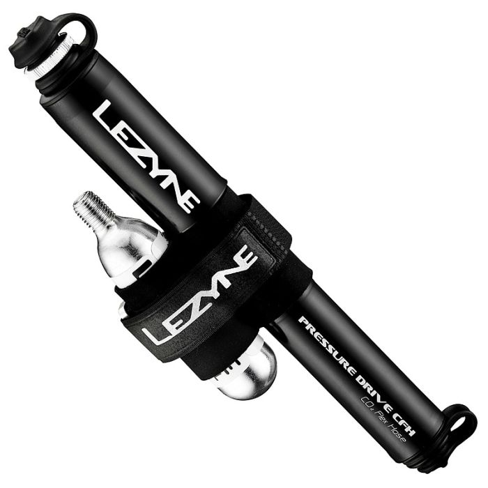 Насос Lezyne комбінований PRESSURE DRIVE CFH з 16г балоном Чорний 120psi Y13