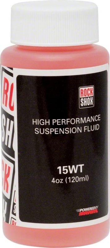 Мастило RockShox Suspension Oil, 15wt, 120ml - (Штани вилки)