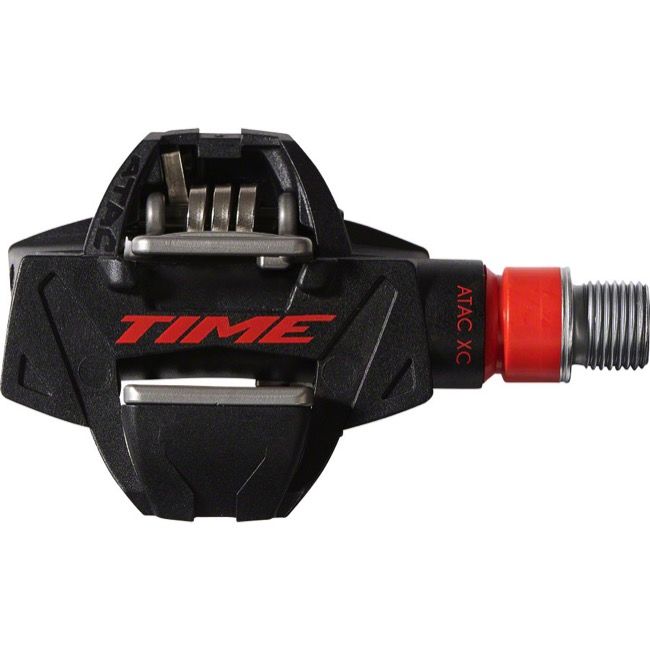 Педалі контактні TIME ATAC XC 8 XC/CX pedal, including ATAC cleats, Black/Red