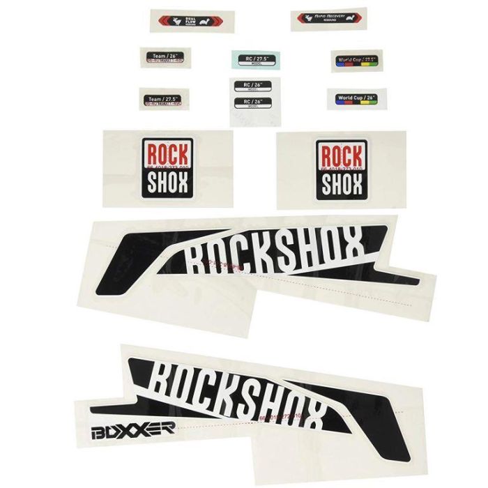 Наліпки на вилку DECAL KIT BOXXER 26/27.5 BLK/WHT