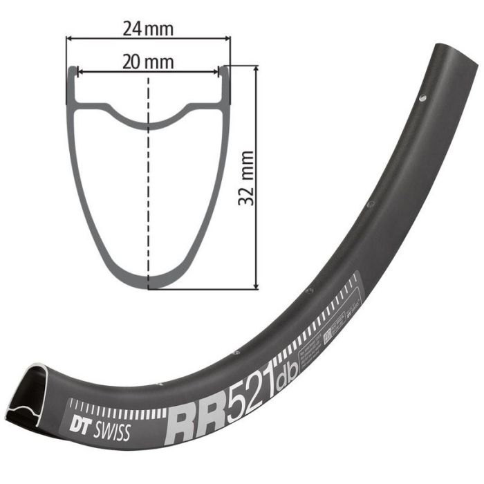 Обід DT SWISS RR 521 29x20 DISK BRAKE 24отв.