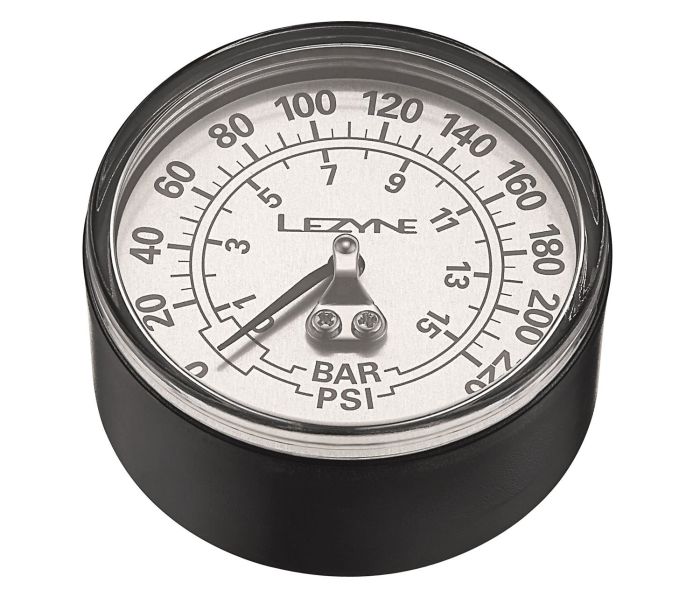 Манометр Lezyne 220 PSI GAUGE 2.5" Сріблястий 220PSI Y13