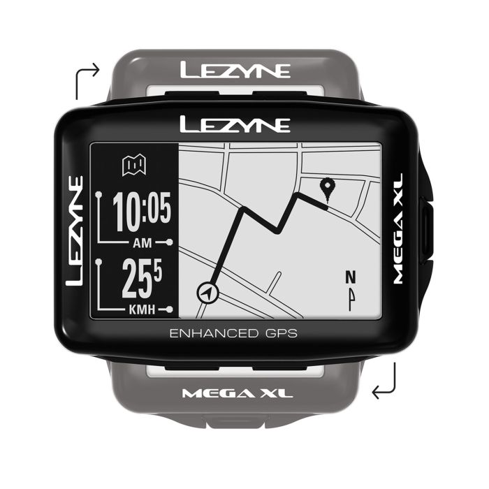 GPS компьютер Lezyne MEGA XL GPS Чорний Y13