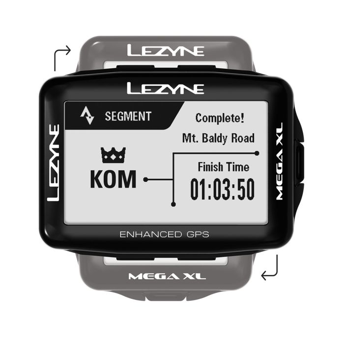 GPS компьютер Lezyne MEGA XL GPS Чорний Y13