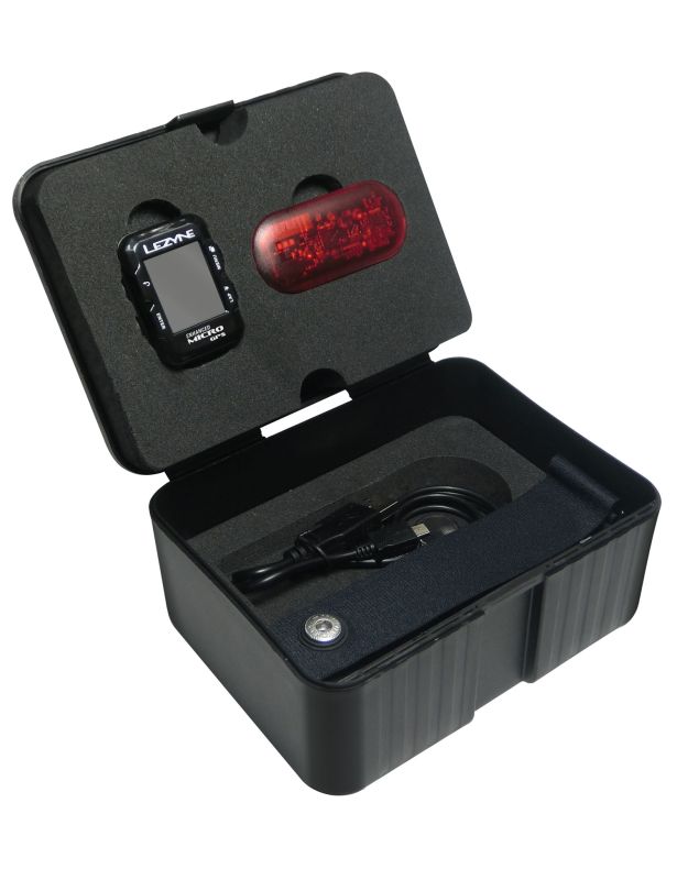 GPS компьютер Lezyne MICRO GPS HR LOADED Чорний Y11