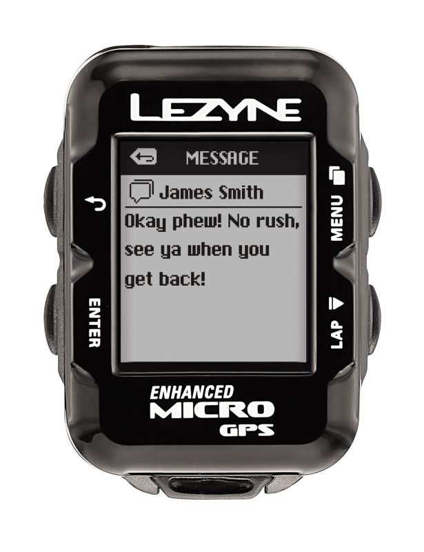 GPS компьютер Lezyne MICRO GPS HR LOADED Чорний Y11