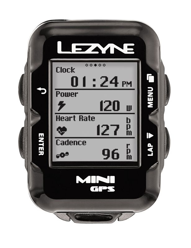 GPS компьютер Lezyne MINI GPS HR LOADED Чорний Y13