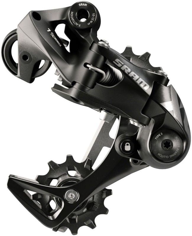 Задній Перемикач SRAM X01DH 7шв Short Cage Black 2020