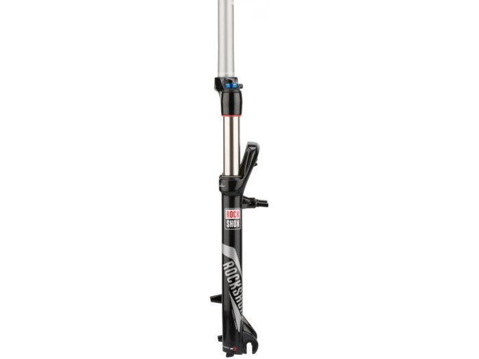 Вилка RockShox 30 Silver TK - Coil 100mm, 26", вісь 9mm, Чорний, TurnKey Манетка права, Шток 1 1/8"