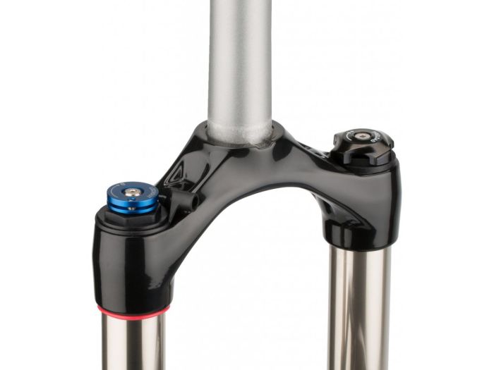 Вилка RockShox 30 Silver TK - Coil 100mm, 26", вісь 9mm, Чорний, TurnKey Манетка права, Шток 1 1/8"