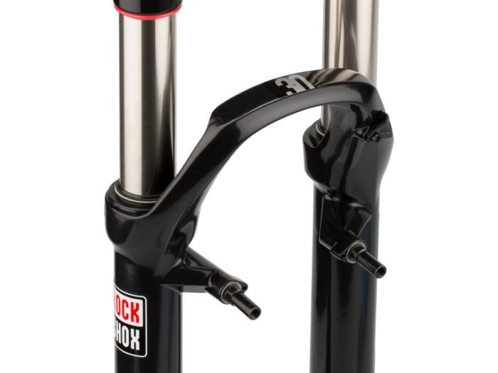 Вилка RockShox 30 Silver TK - Coil 100mm, 26", вісь 9mm, Чорний, TurnKey Манетка права, Шток 1 1/8"