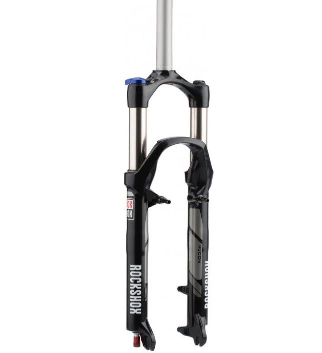 Вилка RockShox Recon Silver TK - Solo Air 100 26", вісь 9mm, Чорний, TurnKey Шток 1 1/8"