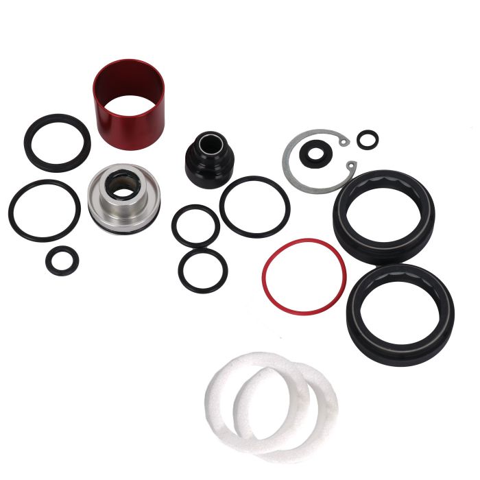 Сервісний набір RockShox 200 HOUR/1 YEAR SERVICE KIT (INCLUDES DUST SEALS, FOAM RINGS, O-RING SEALS, CHRC DAMPER SEALHEAD, DEBONAIR (SILVER) SEALHEAD - ZEB R/SELECT A1 (2021)