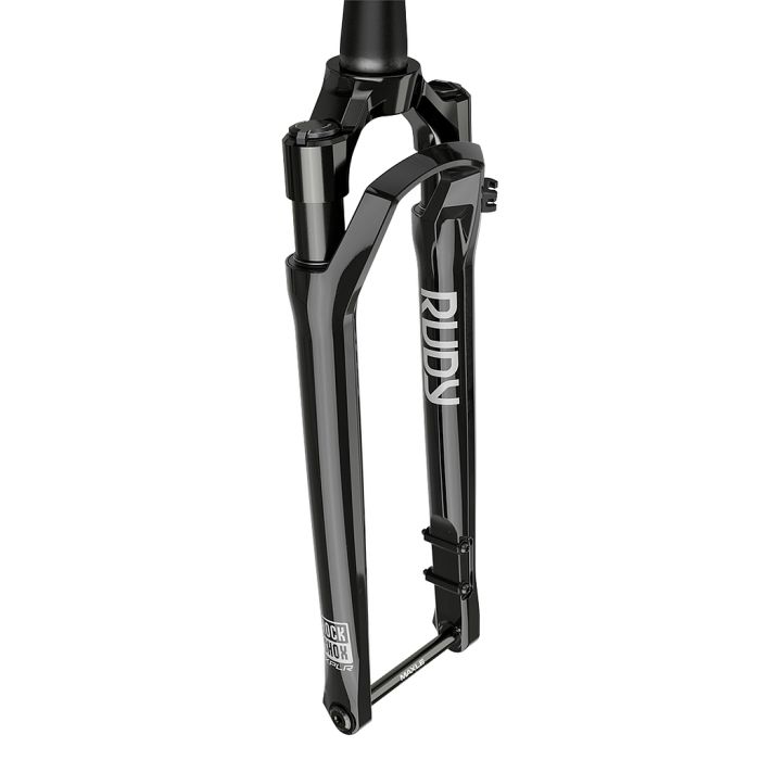 Вилка RockShox RUDY Ultimate Race Day - Crown 700c 12x100 40mm Gloss Black 45offset Tapered SoloAir (includes Fender, Star nut, Maxle Stealth) A1