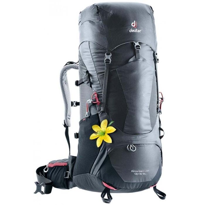 Рюкзак DEUTER Aircontact Lite 60+10 SL колір 4701 graphite-black