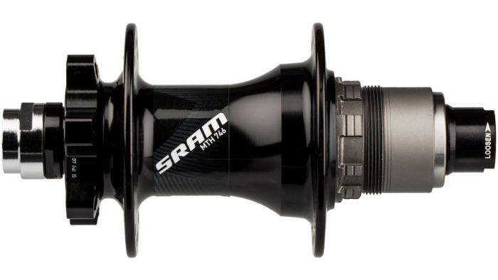 Втулка SRAM 746 Задня 6-болт Disc 32отв. 12x142mm Through Black SRAM Driver Body (9/10/11шв)