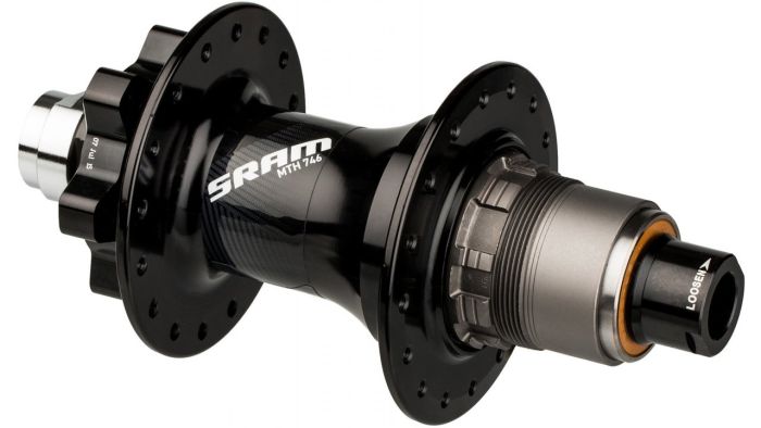 Втулка SRAM 746 Задня 6-болт Disc 32отв. 12x142mm Through Black SRAM Driver Body (9/10/11шв)